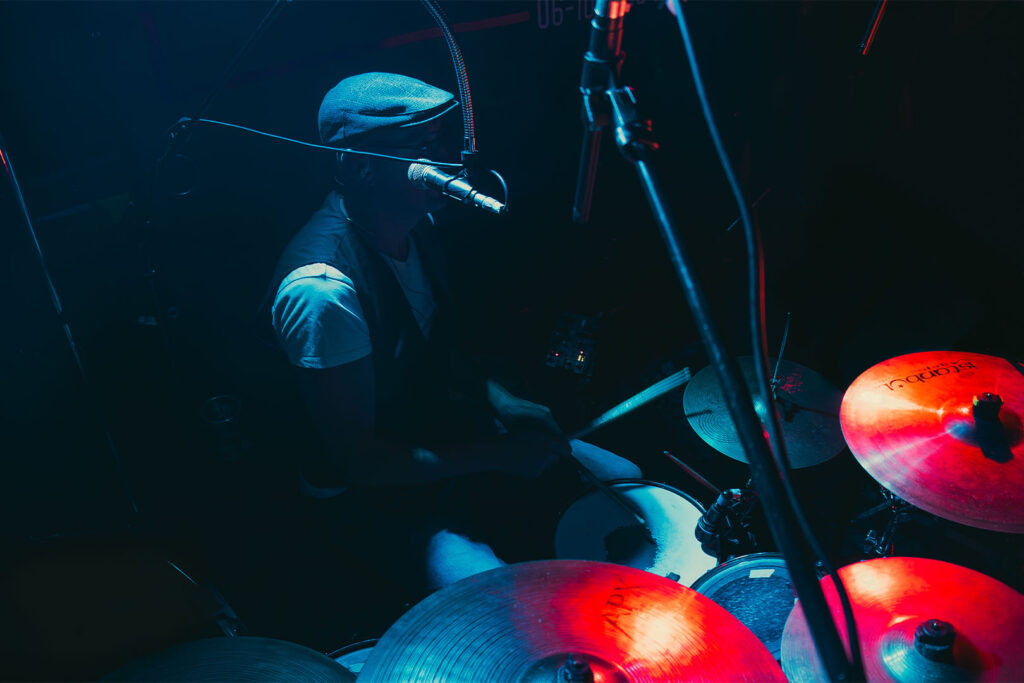 drummer klaas optreden Band Wat Oars Friesland